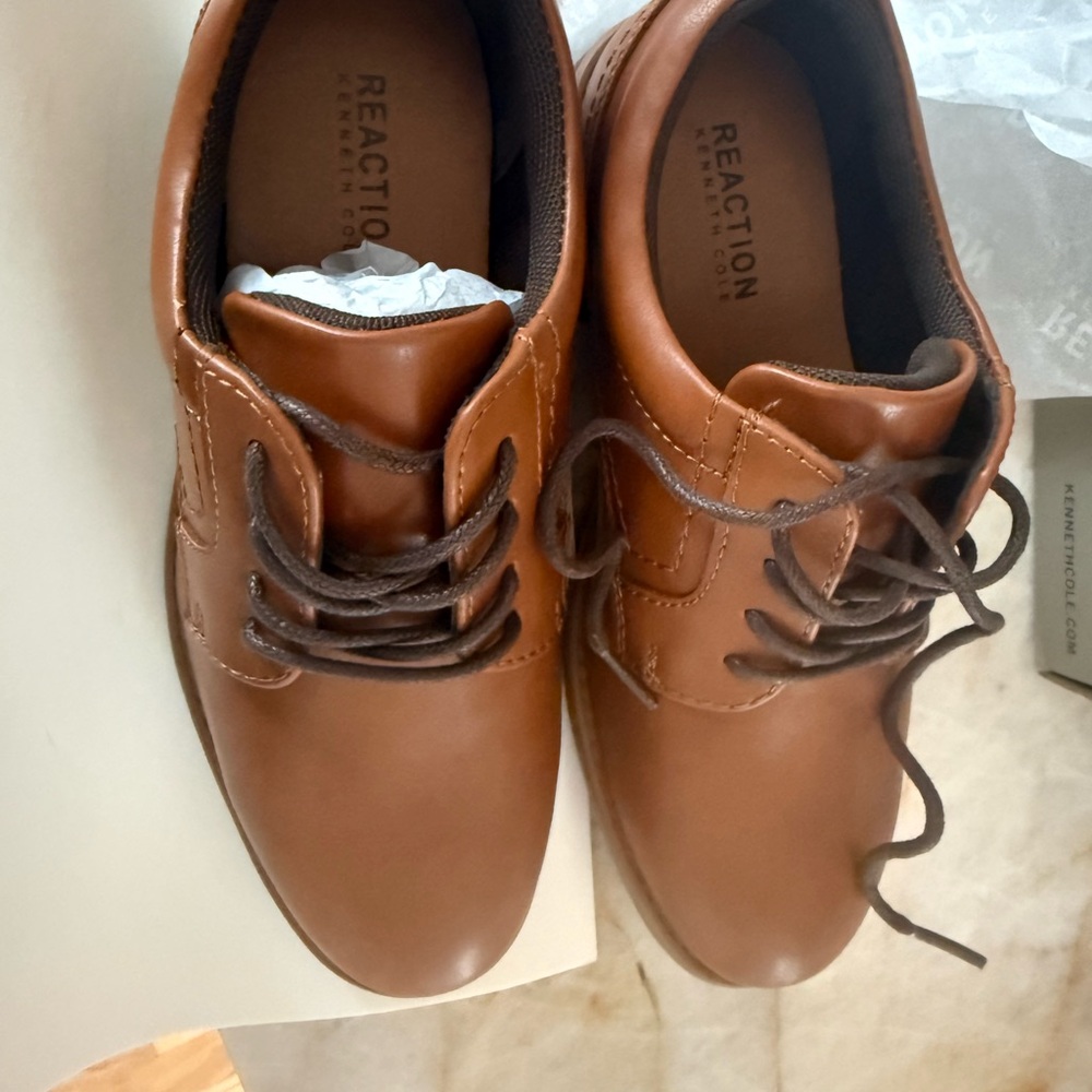 Kenneth Cole Reaction Boys Brown Dress Shoes